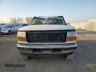 1996 Ford Bronco Custom with VIN 1FMEU15H2TLA52176, listed as a Copart auction lot 50829335 with 204,411 mi miles and Salvage Title. Bid and sale history available at carsss.com. Image 5.