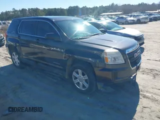 2016 GMC Terrain SLE with VIN 2GKFLSEK8G6104815, listed as a IAAI auction lot 41486111 with 147,655 mi miles. Bid and sale history available at carsss.com. Image 1.