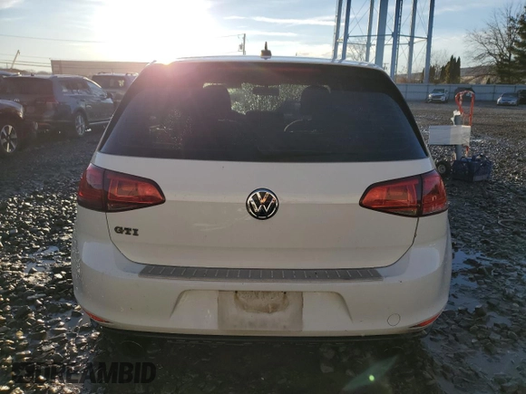 2015 Volkswagen Golf GTI S with VIN 3VW5T7AUXFM005118, listed as a Copart auction lot 81029484 with 161,939 mi miles and Salvage Title. Bid and sale history available at carsss.com. Image 6.