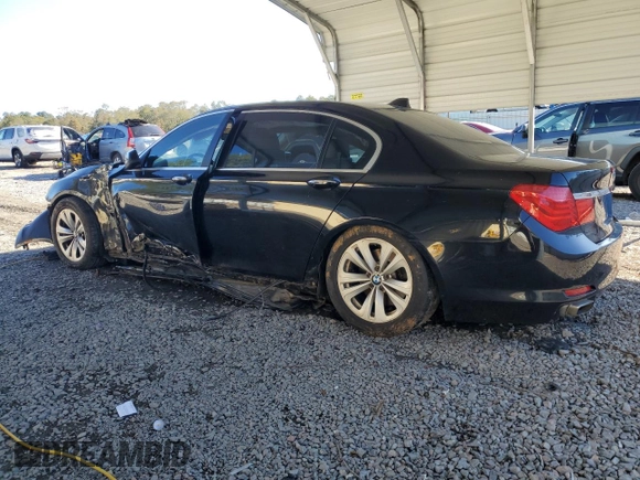 2011 BMW 7 Series 740Li with VIN WBAKB4C5XBC574198, listed as a Copart auction lot 81507884 with 158,437 mi miles and Salvage title. Bid and sale history available at DreamBid. Image 2.