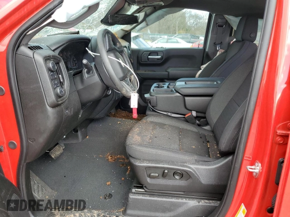 2024 Chevrolet Silverado 1500 Custom with VIN 1GCPDBEK1RZ294848, listed as a Copart auction lot 42704255 with 478 mi miles and Salvage Title. Bid and sale history available at DreamBid. Image 7.