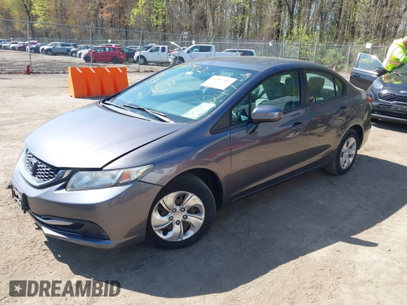 2014 Honda Civic Sedan LX with VIN 19XFB2F5XEE246121, listed as a IAAI auction lot 41997902 with 134,684 mi miles. Bid and sale history available at carsss.com. Image 17.