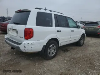 2004 Honda Pilot EX with VIN 2HKYF18634H539236, listed as a Copart auction lot 42769815 with 0 mi miles and Salvage Title. Bid and sale history available at carsss.com. Image 3.