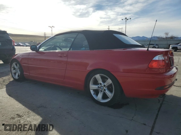 2005 BMW 3 Series 325Ci with VIN WBABW33455PX83299, listed as a Copart auction lot 49500375 with 90,521 mi miles and Salvage Title. Bid and sale history available at carsss.com. Image 2.