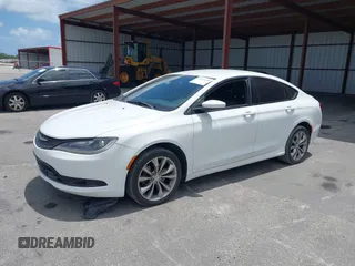 2015 Chrysler 200 S with VIN 1C3CCCBB2FN743599, listed as a IAAI auction lot 42151418 with 137,609 mi miles. Bid and sale history available at carsss.com. Image 2.