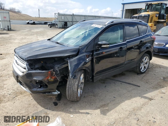 2019 Ford Escape Titanium with VIN 1FMCU9J94KUA41791, listed as a Copart auction lot 52541935 with 70,918 mi miles and Salvage Title. Bid and sale history available at carsss.com. Image 1.
