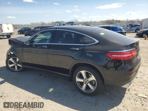 2019 Mercedes-Benz GLC 300 with VIN WDC0J4KB0KF583554, listed as a Copart auction lot 51071455 with 35,418 mi miles and Salvage Title. Bid and sale history available at DreamBid. Image 2.