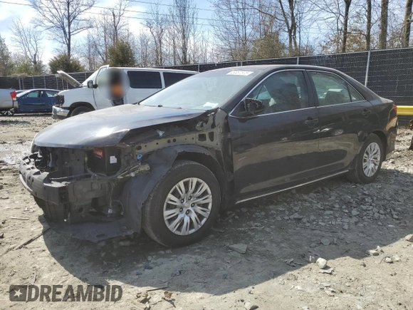 2013 Toyota Camry L with VIN 4T1BF1FK9DU206434, listed as a Copart auction lot 48357575 with 104,836 mi miles and Salvage Title. Bid and sale history available at DreamBid. Image 1.
