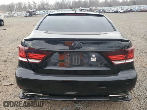 2015 Lexus LS 460 with VIN JTHBL5EF1F5135542, listed as a Copart auction lot 46588805 with Not provided miles and Salvage title. Bid and sale history available at DreamBid. Image 6.