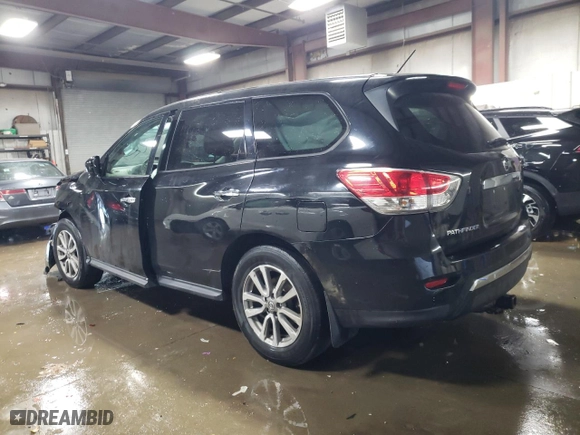 2014 Nissan Pathfinder S with VIN 5N1AR2MN9EC725500, listed as a Copart auction lot 79561404 with 144,876 mi miles and Salvage Title. Bid and sale history available at carsss.com. Image 2.