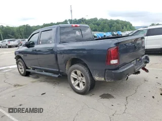 2017 Ram 1500 Sport with VIN 1C6RR7MT2HS536983, listed as a Copart auction lot 58611485 with 208,035 mi miles and Salvage title. Bid and sale history available at DreamBid. Image 2.