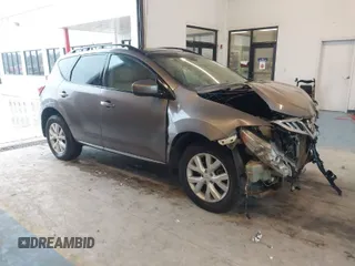 2011 Nissan Murano SL with VIN JN8AZ1MW1BW179880, listed as a IAAI auction lot 41617643 with 153,567 mi miles. Bid and sale history available at carsss.com. Image 1.