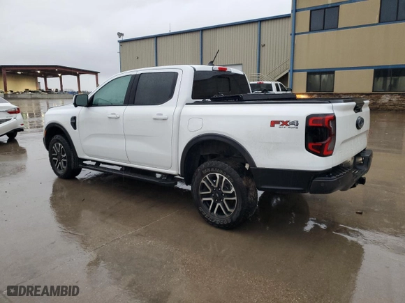 2024 Ford Ranger LARIAT with VIN 1FTER4KH0RLE32959, listed as a Copart auction lot 85358994 with 8,880 mi miles and Salvage Title. Bid and sale history available at carsss.com. Image 2.