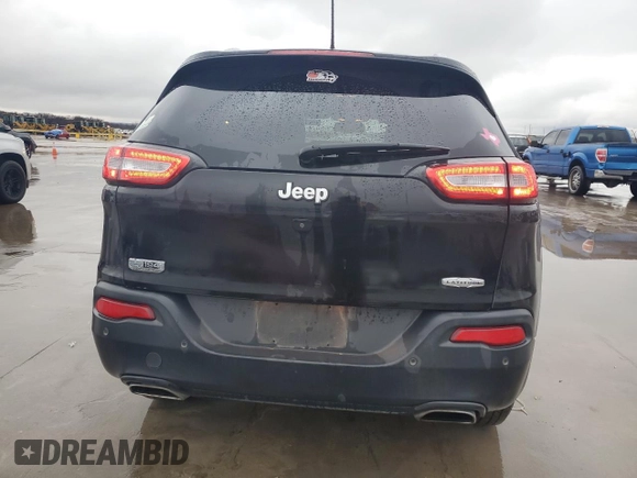 2017 Jeep Cherokee Latitude with VIN 1C4PJLCS6HW641690, listed as a Copart auction lot 44922935 with 143,024 mi miles and Salvage Title. Bid and sale history available at carsss.com. Image 6.