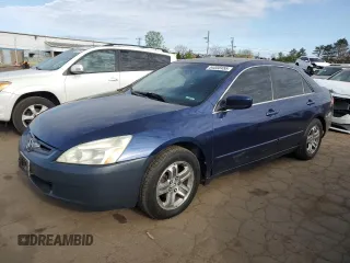 2005 Honda Accord EX with VIN 1HGCM56735A007014, listed as a Copart auction lot 54558455 with 237,511 mi miles and Salvage Title. Bid and sale history available at DreamBid. Image 1.