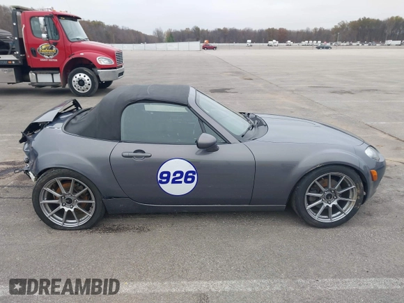 2006 Mazda MX-5 Miata Grand Touring with VIN JM1NC25F760103866, listed as a IAAI auction lot 40879777 with 50,209 mi miles and . Bid and sale history available at DreamBid. Image 14.