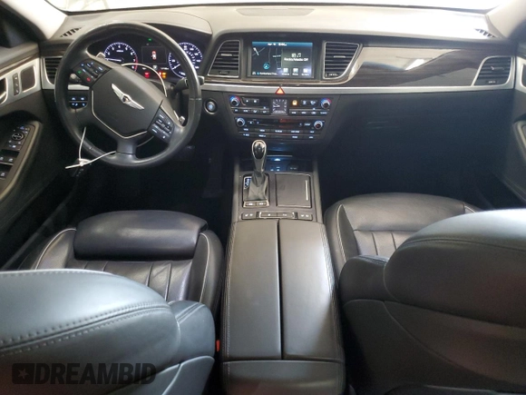 2015 Hyundai Genesis 3.8L with VIN KMHGN4JEXFU086268, listed as a Copart auction lot 53620125 with 111,138 mi miles and Salvage Title. Bid and sale history available at carsss.com. Image 8.
