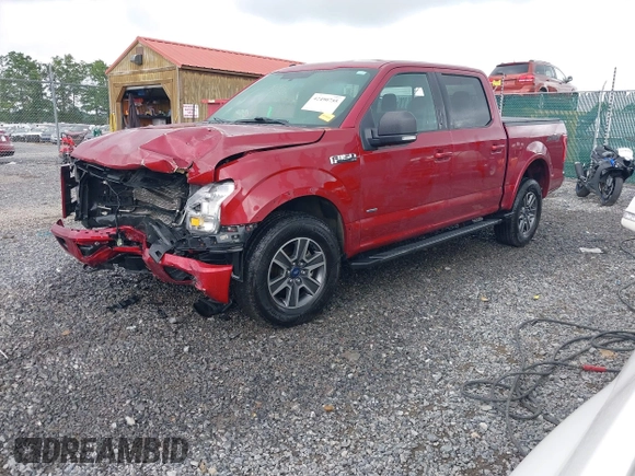 2017 Ford F-150 XL with VIN 1FTEW1EG3HKE34848, listed as a IAAI auction lot 42490755 with 154,708 mi miles and . Bid and sale history available at DreamBid. Image 2.