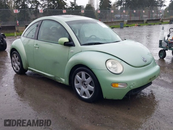 2001 Volkswagen Beetle GLX with VIN 3VWDD21CX1M463267, listed as a IAAI auction lot 41980454 with 120,178 mi miles and . Bid and sale history available at DreamBid. Image 1.