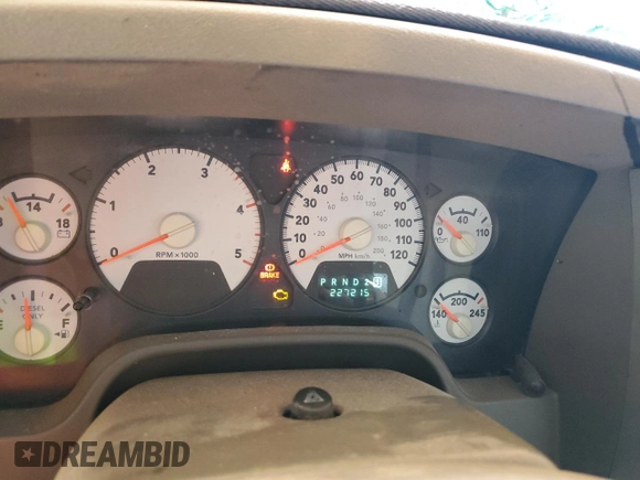 2006 Dodge Ram 2500 SLT with VIN 3D7KS28C76G101804, listed as a Copart auction lot 46339465 with 227,215 mi miles and Salvage Title. Bid and sale history available at carsss.com. Image 9.
