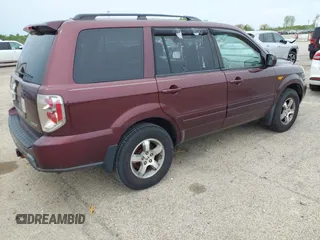2007 Honda Pilot EX-L with VIN 5FNYF18537B021184, listed as a IAAI auction lot 42142092 with 245,462 mi miles. Bid and sale history available at carsss.com. Image 4.