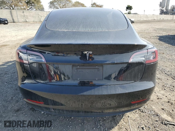 2023 Tesla Model 3 with VIN 5YJ3E1EA6PF503789, listed as a Copart auction lot 88225605 with 55,885 mi miles and Salvage Title. Bid and sale history available at carsss.com. Image 6.