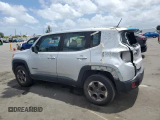 2016 Jeep Renegade Sport with VIN ZACCJBAT5GPD94436, listed as a Copart auction lot 54484285 with 0 mi miles and Salvage Title. Bid and sale history available at carsss.com. Image 2.