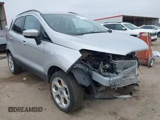2022 Ford EcoSport SE with VIN MAJ6S3GL8NC469922, listed as a IAAI auction lot 41489102 with 18,910 mi miles. Bid and sale history available at carsss.com. Image 1.