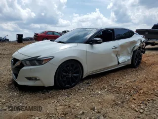 2017 Nissan Maxima SR with VIN 1N4AA6AP1HC429924, listed as a Copart auction lot 57771785 with 166,583 mi miles and Salvage title. Bid and sale history available at DreamBid. Image 1.