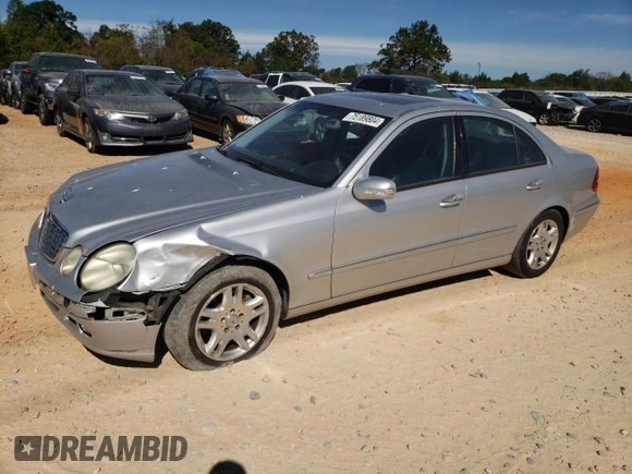2003 Mercedes-Benz E-Class 3.2L with VIN WDBUF65J13A122593, listed as a Copart auction lot 75189804 with 178,105 mi miles and Salvage Title. Bid and sale history available at carsss.com. Image 1.