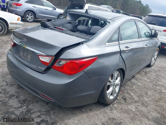 2013 Hyundai Sonata SE with VIN 5NPEC4AC8DH676492, listed as a IAAI auction lot 41804450 with 145,707 mi miles. Bid and sale history available at carsss.com. Image 4.