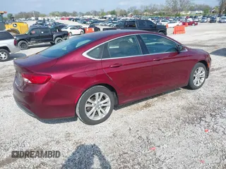 2015 Chrysler 200 Limited z VIN 1C3CCCAB4FN679177, wystawiony jako IAAI lot #41971635 z przebiegiem 186 855 mil mil oraz . Historia ofert i sprzedaży dostępna na DreamBid. Obrazek 4.