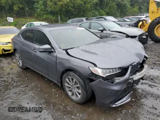 2018 Acura TLX w/Technology Pkg with VIN 19UUB1F57JA009439, listed as a Copart auction lot 68235703 with 56,808 mi miles. Bid and sale history available at carsss.com. Image 4.