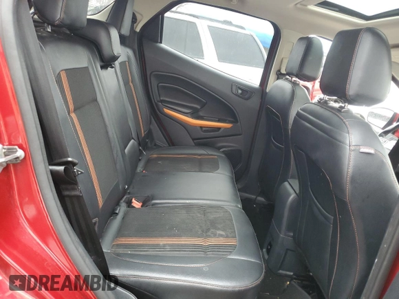 2018 Ford EcoSport SES with VIN MAJ6P1CL1JC198949, listed as a Copart auction lot 42748455 with 91,266 mi miles and Salvage Title. Bid and sale history available at DreamBid. Image 11.