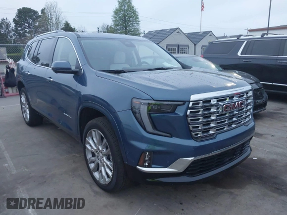2024 GMC Acadia FWD Denali z VIN 1GKENLKS7RJ190012, wystawiony jako IAAI lot #41907629 z przebiegiem 9 918 mil mil oraz . Historia ofert i sprzedaży dostępna na DreamBid. Obrazek 1.