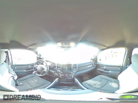 2020 Ram 1500 Big Horn with VIN 1C6SRFFM3LN323615, listed as a Copart auction lot 65014024 with 90,808 mi miles and Salvage Title. Bid and sale history available at carsss.com. Image 13.
