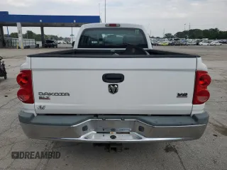 2005 Dodge Dakota SLT with VIN 1D7HE42N75S290422, listed as a Copart auction lot 59613155 with 132,450 mi miles and Salvage title. Bid and sale history available at DreamBid. Image 6.