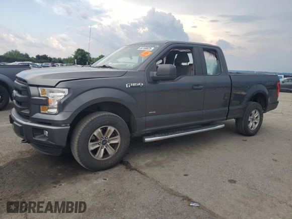 2015 Ford F-150 XLT with VIN 1FTEX1EP0FFC25604, listed as a Copart auction lot 64160025 with 85,106 mi miles and Salvage title. Bid and sale history available at DreamBid. Image 1.