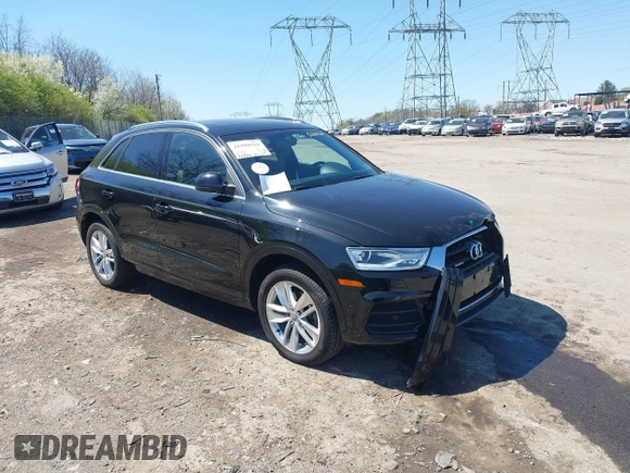 2016 Audi Q3 Premium Plus z VIN WA1EFCFS9GR023727, wystawiony jako IAAI lot #41999918 z przebiegiem 97 781 mil mil oraz . Historia ofert i sprzedaży dostępna na DreamBid. Obrazek 1.