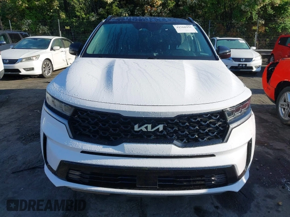 2022 Kia Sorento SX with VIN 5XYRKDLF8NG160119, listed as a IAAI auction lot 41968950 with 40,167 mi miles. Bid and sale history available at carsss.com. Image 12.