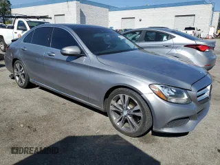 2016 Mercedes-Benz C 300 with VIN 55SWF4JB8GU163795, listed as a Copart auction lot 52380665 with 89,864 mi miles and Salvage Title. Bid and sale history available at carsss.com. Image 4.