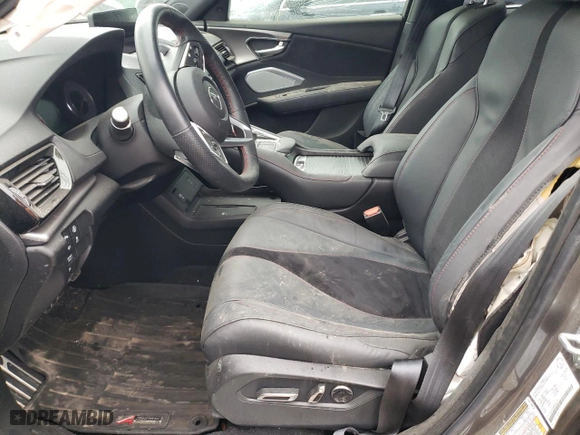 2023 Acura RDX w/A-Spec Package with VIN 5J8TC2H60PL802356, listed as a Copart auction lot 81637914 with 0 mi miles and Non Repairable. Bid and sale history available at carsss.com. Image 7.