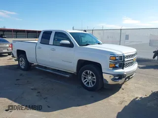 2015 Chevrolet Silverado 1500 LT with VIN 1GCVKREC0FZ437945, listed as a IAAI auction lot 41541891 with 152,622 mi miles. Bid and sale history available at carsss.com. Image 1.