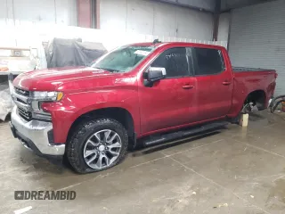 2021 Chevrolet Silverado 1500 LT with VIN 3GCUYDET5MG238738, listed as a Copart auction lot 82143104 with 62,151 mi miles and Salvage Title. Bid and sale history available at carsss.com. Image 1.
