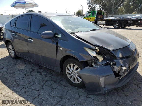 2012 Toyota Prius Plug-In with VIN JTDKN3DP6C3026947, listed as a Copart auction lot 49253945 with 284,655 mi miles and Salvage Title. Bid and sale history available at carsss.com. Image 4.
