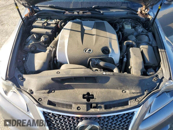 2016 Lexus IS 350 with VIN JTHBE1D27G5026974, listed as a Copart auction lot 50583985 with 105,843 mi miles and Salvage title. Bid and sale history available at DreamBid. Image 12.