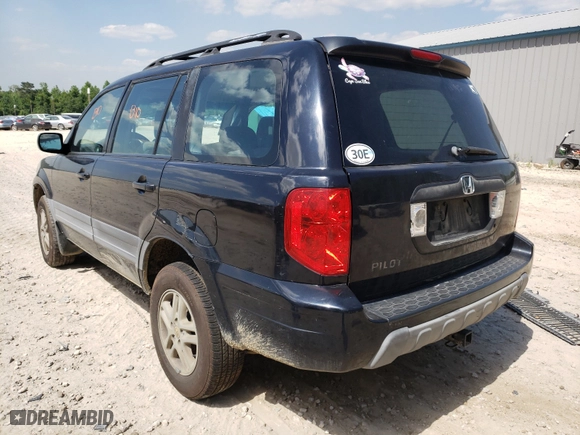 2004 Honda Pilot LX with VIN 2HKYF18194H570432, listed as a Copart auction lot 45927165 with 203,443 mi miles and Non Repairable. Bid and sale history available at carsss.com. Image 5.