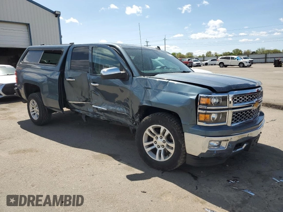 2014 Chevrolet Silverado 1500 LTZ with VIN 1GCVKSEC0EZ302826, listed as a Copart auction lot 53662325 with 62,416 mi miles and Salvage Title. Bid and sale history available at DreamBid. Image 4.