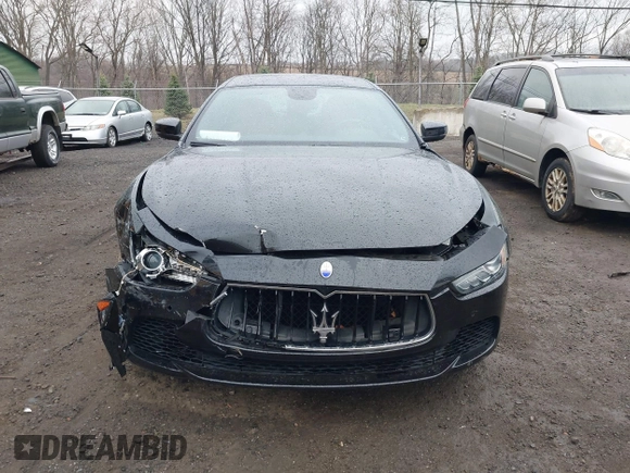 2017 Maserati Ghibli with VIN ZAM57XSA3H1197716, listed as a IAAI auction lot 41918916 with 47,779 mi miles. Bid and sale history available at carsss.com. Image 12.