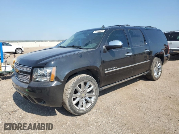 2013 Chevrolet Suburban LTZ with VIN 1GNSKKE71DR153449, listed as a Copart auction lot 62754034 with 172,482 mi miles and Clean Title. Bid and sale history available at carsss.com. Image 1.